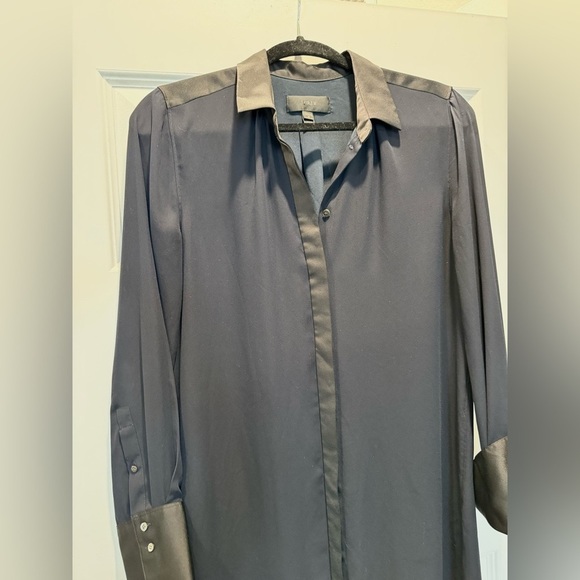 JCREW BLACK LABEL Colorblock Shirt Dress - Picture 3 of 9